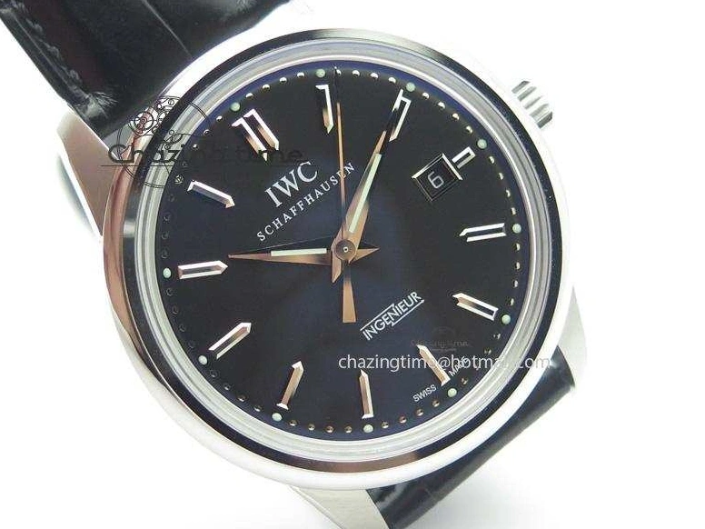 MIROTIME 0507 Ingeniuer St.Laurens SS Black Dial MKF 1:1 V2 Best Edition On Black Leather Strap A Functional 7351